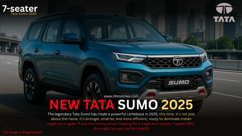 Tata Sumo 7-Seater MPV Launched with 27 kmpl Mileage, Bold Design & Affordable Luxury