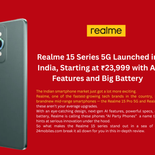 Realme 15 Series 5G Launch Banner – Price Starting ₹23,999 with AI Features and 7000mAh Battery