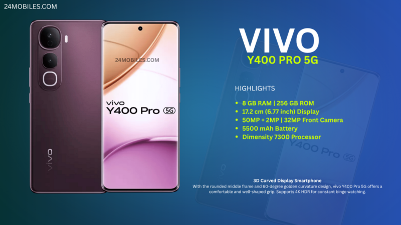 Vivo’s Premium 5G Phone Launched at a Budget Price – Comes with 8GB RAM, 128GB Storage & 6000mAh Battery